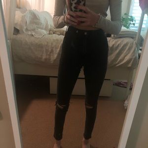 Grey jamie jeans from Topshop